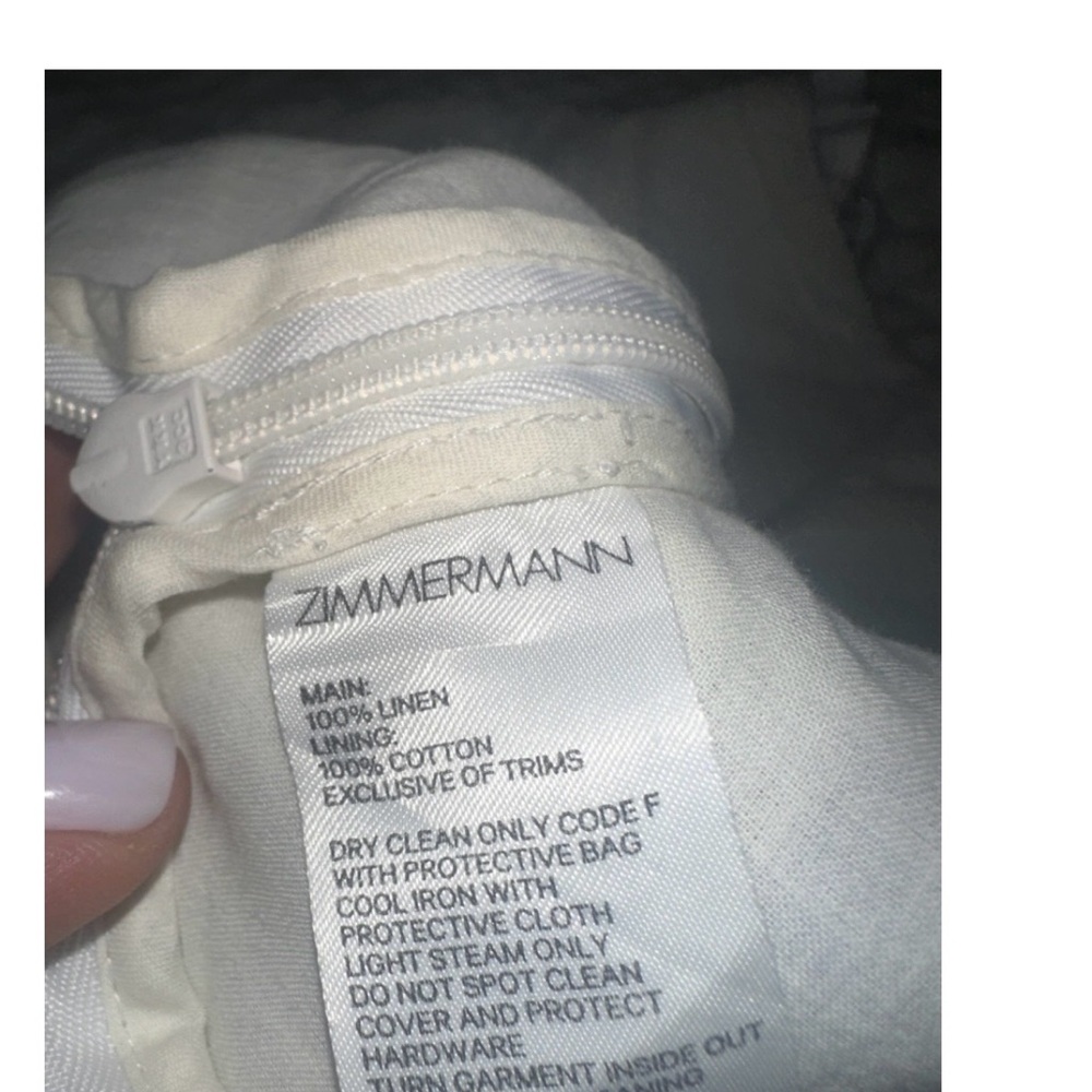 Zimmermann Cream Jumpsuit with Lavender Floral Print - Picture 5 of 6